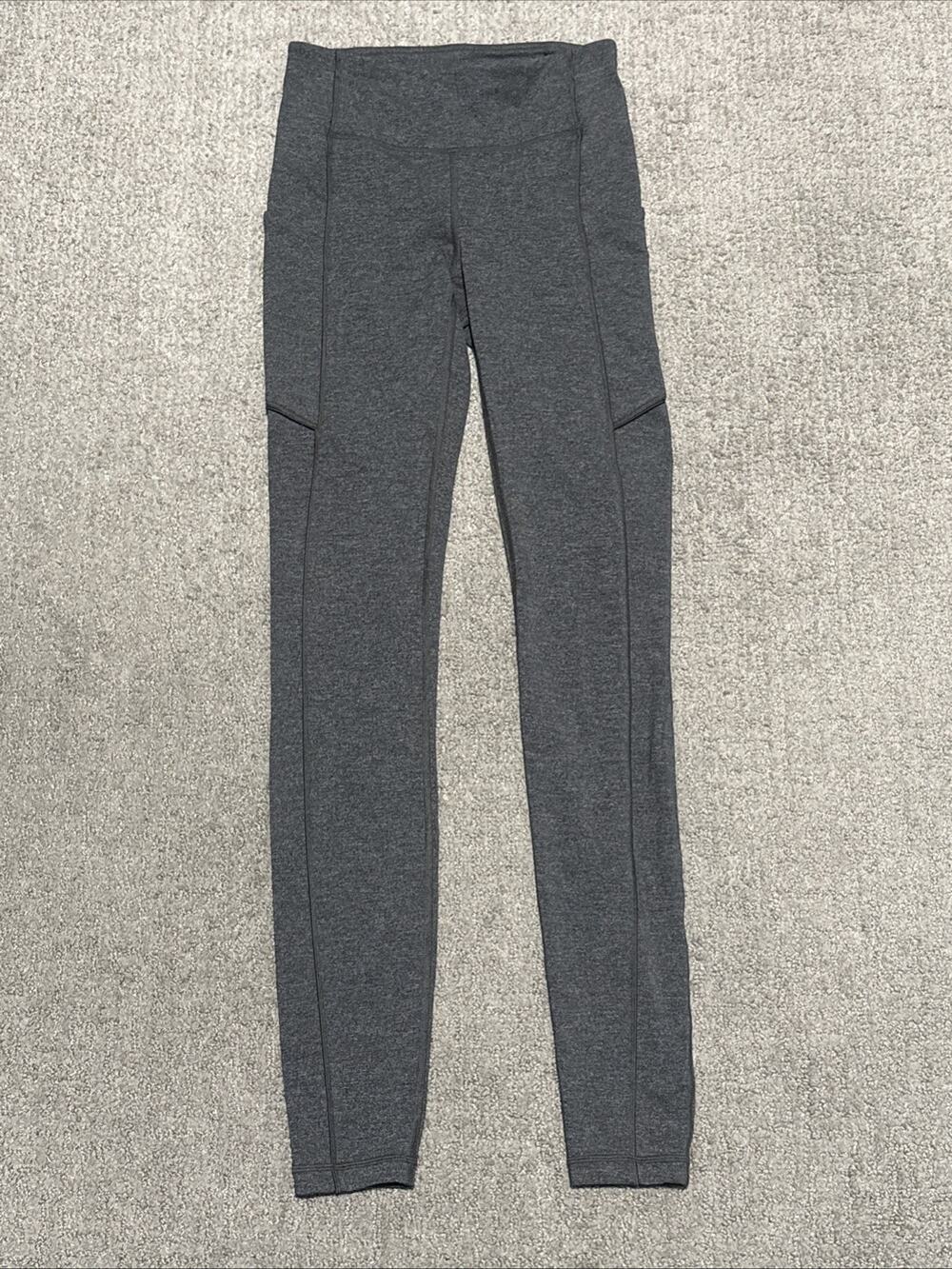 Lululemon Women’s Speed Up Tight 28" athletic leggings Charcoal Gray Size 2 NWOT